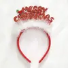 Europa y Estados Unidos transfronterizo nueva estrella de Navidad lentejuelas diadema Amazon accesorios para el pelo de fiesta de Navidad AliExpress