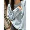 Calça pantacourt cinza de renda na cintura para mulheres, novo estilo de outono, cintura alta, caimento solto, estilo boyfriend, casual e confortável