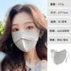Máscara de Proteção Solar Tridimensional Feita Sob Medida para Verão para Mulheres com Suporte Duplo de Cartilagem, Proteção UV, Protetor para os Cantos dos Olhos, Máscara Facial de Seda Gelada
