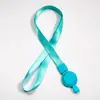 Portatarjeta de Identificación para el Trabajo con Cordón Retráctil, Plástico para Insignia de Empleado con Hebilla de Fácil Extracción, Tarjeta de Identificación Personalizada con Hebilla de Seguridad Desprendible