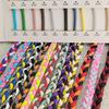 Fornecimento de Fábrica Corda Trançada Torcida de Três Pontas Cordão para Celular Corda para Bagagem Redonda Colorida 1cm Largura Colorido