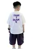 Conjunto de Manga Corta de Moda para Niños, Nuevo Estilo Verano 2026, Estilo Urbano Moderno para Niños Mayores, Elegante Conjunto de Dos Piezas de Verano para Niños
