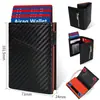 Carteira Clip de Dólar Americano Anti-Desmagnetização Porta Cartão Bancário Grande Capacidade Porta Cartão Magnético RFID Personalizável para Empresas