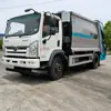 Camión compactador de basura con matrícula azul de exportación, camión de limpieza sanitaria 5 toneladas, 6 toneladas, 7 toneladas, 10 toneladas, 8 toneladas, 12 toneladas, nueva oferta