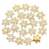 9 cores 10*12mm explosões transfronteiriças diy botão de diamante plano feito à mão renda incrustada pingente acessórios para vestuário
