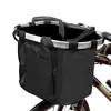 Cesta de bicicleta plegable Cesta de bicicleta Cesta de bicicleta Aleación de aluminio Bolsa delantera de coche Accesorios de bicicleta de montaña Bolsa de coche plegable