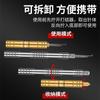 Sublínea de acero inoxidable Anudador Artefacto para atar anzuelos Copper State Atado de sublínea Aguja para recoger Doble aguja Accesorios para anzuelos de pesca