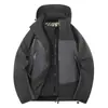 Chaqueta Kailer Stone Tres en Uno para Mujer Chaqueta de Plumas Cortavientos e Impermeable Senderismo Chaqueta de Montañismo Xizang con Capucha para Hombre