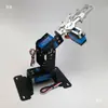 Brazo Robótico 6-DOF Montura Cardán con Servos Plataforma de Seis Grados de Libertad Accesorios Brazo Robótico de 6 Ejes