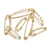 Accesorios de Joyería Europeos y Americanos Pines de Joyería de Acero Inoxidable Joyería Hecha a Mano para Bricolaje Accesorios de Clip de Papel Cuentas Colgantes Chapado en Oro de 18K