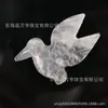 Escultura de Beija-flor Cristal Natural Pedra Semipreciosa Pássaro Pequeno Animal Ornamento Decoração de Casa Pingente DIY Atacado Transfronteiriço