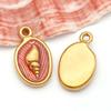 15 Colgantes de Vida Marina de Acero Inoxidable, Accesorios de Joyería de Pulpo Tortuga Esmaltados con Goteo de Aceite, Colgantes para Manualidades, Joyería para Manos