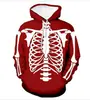 Sudadera con Capucha para Hombre de Otoño Serie Tiburón Bape Impresión Digital 3D Sudadera Fresca de Moda para Hombre Estilo Nuevo de Otoño