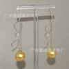 Pendientes de Perla Estilo Super Hada, Pendientes Largos Colgantes, Hilos para Oreja Ondulados en Forma de S, Elegantes y Versátiles para el Trabajo, Perlas de Concha, Venta al por Mayor de Fábrica