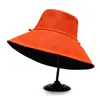 Sombrero de Pescador de Ala Ancha para Mujer, Protección Solar de Verano de Alta Gama, Sombrero de Cubo de Moda de Doble Cara, Sombrero de Sol Versátil Estilo Japonés para Estudiantes