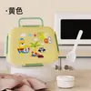 Caixa de Almoço de Grau Alimentício Infantil da Fábrica Original, Recipiente de Plástico Seguro para Micro-ondas para Armazenamento de Alimentos de Estudante, Caixa Bento para Adultos
