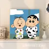 Chibi Maruko-Chan Ponto Pintura a Óleo Digital DIY Preenchimento e Colorir Acrílico Manual Pintura a Óleo Pintura Decorativa de Pendurar