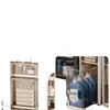 Estante de Almacenamiento para Baño Gabinete Sandwich para Baño Cajón de Almacenamiento Lateral para Inodoro Gabinete de Almacenamiento para Espacios Estrechos del Inodoro
