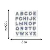Parches Bordados de Letras Inglesas Transfronterizos, Etiquetas de Tela Multicolor, Accesorios para Ropa, Pegatinas de Bordado Autoadhesivas para Funda de Teléfono