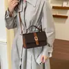 Bolso pequeño cuadrado de moda estilo coreano para mujer de este año, nueva colección otoño 2026, bolso de hombro color block patchwork, bolso cruzado para el trabajo