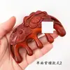 Pente de lótus de jacarandá, pente de madeira para massagem com dentes largos, pente de lótus de sândalo, pente para massagem corporal nas costas, suprimento ao vivo
