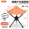 Taburete Plegable Portátil para Exteriores Venta al por Mayor Transfronteriza Camping Triángulo Giratorio Pequeño Taburete Pesca Ligera Silla Plegable Pequeña