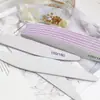 Tira de Fricción para Manicura Arena Gris Personalizada Lima Gruesa Lima de Placa de Goma con Forma de Hoja de Sauce Lima de Manicura Herramienta de Manicura Lima de Manicura Lote de Puntos
