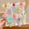 Lazos para el cabello en espiral para niños, línea telefónica, dibujos animados Sanrio, no dañan el cabello, cuerda elástica, diadema para coleta alta para niñas