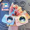 Chaveiro Criativo Bolsa Portátil para Pet Desenho Animado Fofo Gatinho Brilhante Boneca Pingente de Bolsa de Casal Pequeno Presente