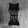 2026 Tendencia de Moda Harajuku Nuevo Top sin Mangas Ajustado Delgado de Cuello Redondo con Adornos de Pedrería Ropa Transfronteriza Europea y Americana