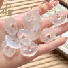 Directamente del fabricante: Collar con Colgante de Ágata Blanca Calcedonia Tipo Hielo, Hebilla de Paz Buda Guanyin Maitreya, Amuleto con Forma de Hoja al por Mayor