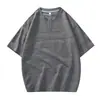 Nueva Camiseta de Manga Corta de Moda para Hombre de Verano, Corte Holgado, Marca de Moda, Estudiante, Manga Tres Cuartos, Tallas Grandes, Cuello Redondo, Manga Corta