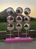 Espejo Fotográfico de Celebridad de Internet, Espejo Reflectante Cóncavo-Convexo, Decoración para Actividades al Aire Libre, Espejo de Gran Ángulo, Toma de Fotos en Atracciones Turísticas, Espejo Rosa Divertido