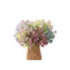 Ramo de Flores Estrella Humo Azul Flores Artificiales Fabricante Flores Falsas Plantas Verdes Venta al por Mayor Decoración de Bodas Manualidades Estilo Ins