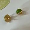 Nuevos Pendientes Blancos Verde Leche Estilo Francés 2023 Vintage Únicos Estilo Anna Pendientes Elegantes Elegantes para Mujer