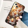Nuevo Producto Transfronterizo, Funda de Teléfono de Flor de Magnolia de Gama Alta, Adecuada para Apple 17, Funda Suave de Silicona de Cobertura Total Anti-Caídas para iPhone 18