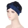 AliExpress novo chapéu de trança de seda brilhante multicolorido, chapéu turbante casual fashion, em estoque