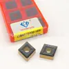 Hoja CNC de aleación dura 120408 para acero y acero inoxidable, inserto de aleación de forma de diamante resistente al desgaste para torno exterior de doble cara