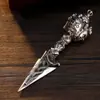 Nuevo Collar con Colgante de Mortero Hombres y Mujeres Plata de Ley Retro Colgante Mágico de Mortero Moda Personalizada Cadena para Suéter Adornos Colgantes