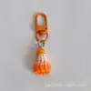 Llavero de Bádminton Simulado Accesorios para Estudiantes Pareja Mejor Amigo Mochila Colgante Versátil Regalo Artículo de Moda Popular
