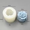 Molde para Vela Aromática a la Rosa Bricolaje Casero Hecho a Mano Decoración de Pastel de Flores Chocolate Molinillo de Cubitos de Hielo