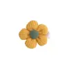 Pinza para el Cabello con Lazo de Flor Más Vendida de Amazon para Niños, Pinza de Doble Capa de Color Sólido para Flequillo, Pinza Lateral para Cabello de Bebé 2909