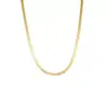 Moda Europeia e Americana Simples Corrente Básica de Aço Titânio Joias Aço Inoxidável Banhado a Ouro 18K Colar Caixa Pingente Feminino Fabricante