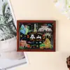 Imanes de Refrigerador de Madera Pizarra Personalizados con Nombres de Ciudades Chinas, Atracciones Turísticas Magnéticas 3D, Regalos Creativos, Souvenirs Culturales y Creativos