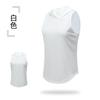Chaleco con capucha de verano para mujer, para entrenamiento físico al aire libre, running, secado rápido, ropa de yoga, chaleco deportivo superior para mujer