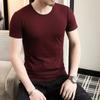 Camiseta Masculina de Verão Esportiva Manga Curta Casual Business Corrida Fitness Nova Versátil Tendência Treinamento de Basquete