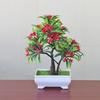 Flor artificial de simulação em vaso pequeno lótus simulação pequeno bonsai ornamentos de mesa loja de dois reais fonte de mercadorias criativas fábrica