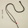 Colgante de Hilo de Plata Nube Propicia Cordón Tejido a Mano Cordón Ajustable Cuerda de Collar Colgante para Coche Cuerda para Colgar en el Cuello Venta al por Mayor