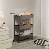 Estante de Almacenamiento Montado en Puerta, Gabinete de Almacenamiento para Espacios Estrechos, Organizador de Bolsas, Carrito Móvil, Estante de Exhibición de Bolsas de Cuero, Gabinete de Almacenamiento Estrecho