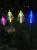 Fibra óptica solar 1 camada 2 camadas 3 camadas 5 camadas lâmpada mãe d'água junco lâmpada mãe d'água dente-de-leão gramado poste de luz lâmpada de paisagem